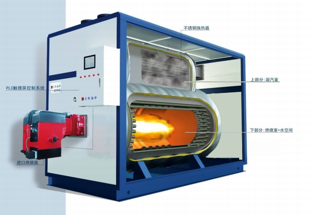 方快燃油氣真空鍋爐內(nèi)部